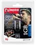 Kingston KC-B041G-1FAQ 1 GB Micro SD Card and Reader, Ricky Martin Edition (Black)