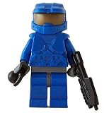 Space Marine (Blue) - miniBIGS Custom Minifigure
