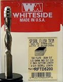RFTD5200 SOLID CARBIDE 2 FLUTE DOWN-CUT SPIRAL FLUSH TRIM ROUTER BIT 1/2 DIA X 2" CL X 1/2" SH