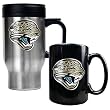 Jacksonville Jaguars NFL Travel Mug & Ceramic Mug Set - Primary logo