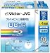 Victor 映像用ブルーレイディスク 1回録画用 130分 25GB 4倍速 ワイドホワイトプリンタブル 10枚 BV-R130GF10