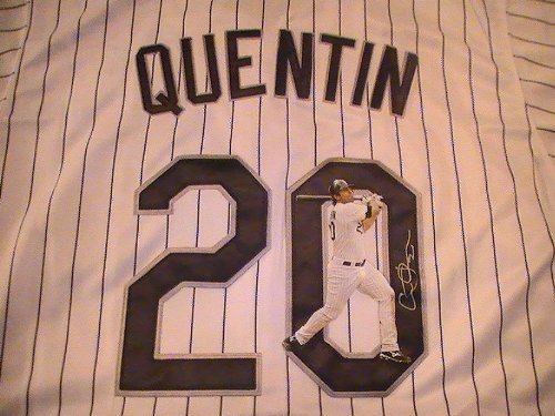 CARLOS QUENTIN SIGNED AUTOGRAPHED JERSEY CHICAGO WHITE SOX COA + PROOF PHOTO