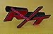 Auto Metal Red RT R/T Front Grille Grill Badge Emblem