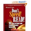 Don't Speed. Read!: 12 Steps to Smart and Sensible Fluency Instruction