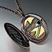 Pugster Egyptian- Eye Horus Photo Oval Flower Pendant Gifts For Women Necklace