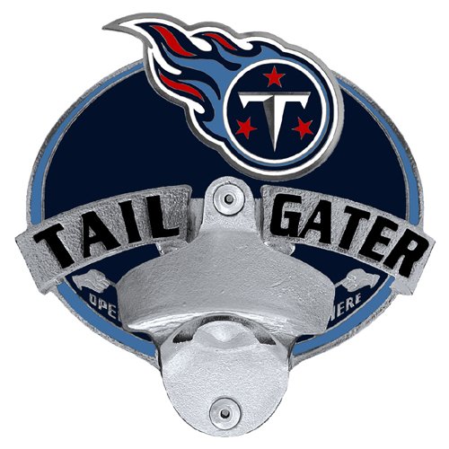 Tennessee Titans - NFL Tailgater Metal Hitch Cover With Bottle Opener
