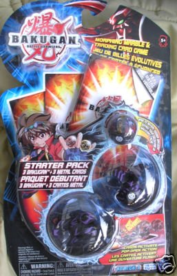 Bakugan Starter 3 Pack: Darkus (Black)