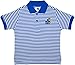 University of Kansas Jayhawks Striped Polo Shirt by Creative Knitwear, Royal/White, 3T