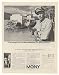 1965 Jim Binkley Fairbanks Alaska Riverboat MONY Insurance Print Ad
