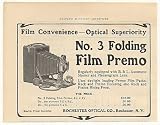 1905 Rochester Optical No3 Folding Film Premo Camera Print Ad