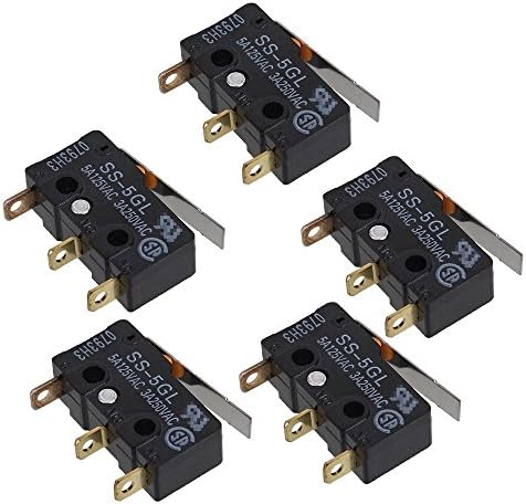 Pack of 5 Mircoswitch RAMPS 1.4 3D Printer Mechanical Limit Switch Endstop Switch for RepRap CNC RC
