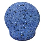 Allsop 28822 Mouse Pad Pro Memory Foam Mouse Pad (Raindrop Blue)