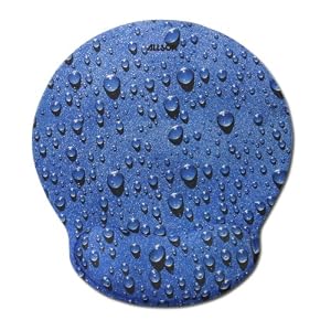 Allsop 28822 Mouse Pad Pro Memory Foam Mouse Pad (Raindrop Blue) by Allsop