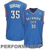 Adidas Oklahoma City Thunder Kevin Durant Youth (Sizes 8-20) Revolution 30 Swingman Road Jersey Small