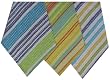 100% Cotton Waffle Weave Striped Kitchen Cloths 13x13" Set/12, 3 Assorted Styles