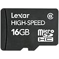 Lexar 16GB Mobile MicroSDHC Card Class 6 High-Speed Micro SDHC Upto 10MB / s Write and upto 18MB / s Read with free SD adaptor