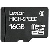Lexar 16GB Mobile MicroSDHC Card Class 6 High-Speed Micro SDHC Bis 10MB / s Schreiben und bis zu 18MB / s mit SD-Adapter kostenlos lesenvon "Lexar"