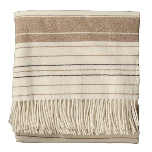 Pendleton 5th Avenue Throw - Neutral Stripe