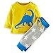 Soda Park Boys Long Sleeve Cartoon Tops + Star Pants 2pc Sweatshirts Sets