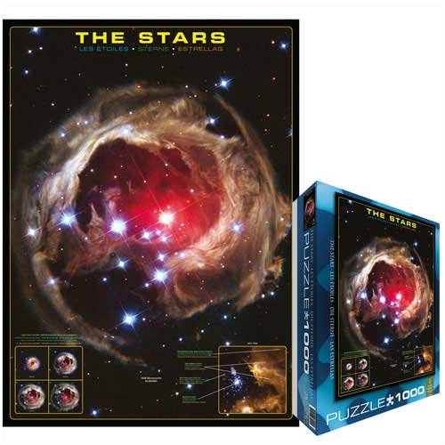 Jigsaw Puzzle , The Stars, 1000 pieces, 119.25 in X 26.5 in. Ships same day.