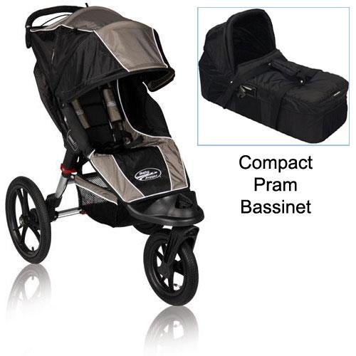 Baby Jogger BJ80635 Summit XC Single Jogging Stroller in Sand Black