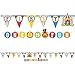 Gold 2019 Balloons Graduation Party Decoration Supplies Kit, Congrats Class of 2019 Banner Set, Grad Party Decor with Paper Pomppoms Tassels, Large Balloons/Congrats Grad Banner/Latex Balloons/2019 P