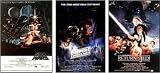 EPISODE IV V VI - STAR WARS - 3 MOVIE POSTERS - SET(Size 24