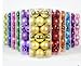 Cmyk® Solid Colored Shatterproof 24pk 2.4-inch (60mm) Christmas Balls Ornament in PVC (Purple)