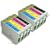 MoreInks T0715 / T0896 - 8 Item Multipack Compatible Ink Cartridges for Epson D120 D78 D92 DX400 DX4000 DX4050 DX4400 DX4450 DX5000 DX5050 DX6000 DX6050 DX7000 DX7400 DX7450 DX8400 DX8450 and DX9400F Printers T0711 T0712 T0713 T0714 / TO711 TO712 TO713 TO714 TO715 / T0891 T0892 T0893 T0894 T0896