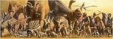 Dinosaurs Art Print Poster By Haruko Takino, 36  x 12 