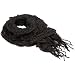 Collection XIIX Women's Novelty Ruffle Boa,Black,one size