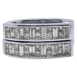 51ycfHrFITL. SL160  1.60 Carat Invisible Diamond Hoop Earrings