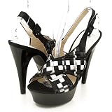 Wild Diva Merry01 Platform Pumps Black