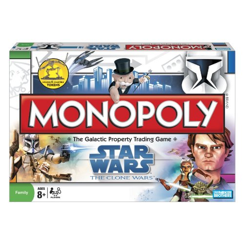 Star Wars The Clone Wars Monopoly On Sale