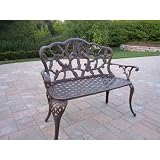 Outdoor Patio Hummingbird Loveseat - Antique Bronze