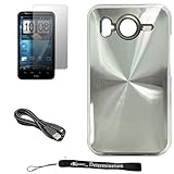 Premium Metallic Silver Design Cover / Snap On Crystal Protective Hard Chro ....