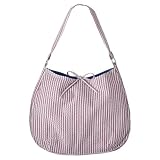 Xhilaration Slouchy Hobo Bag - Pink Seersucker