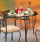 Emerald Bay Dining Table with glass top