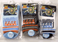 Buy Toy Story BUZZ LIGHTYEAR Footwear Socks x 3 pairs