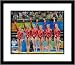 2008 USA Olympics Gymnastics Team Framed 8x10 Photograph All Around Silver Medal - Sports Memorabilia