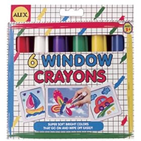 Click here to buy Window Crayons 6 Pack by Alex.