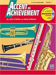 Accent on Achievement, Bk 2: E-Flat Alto Saxophone (Book & CD)