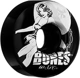 Bones Soft Core 60x36mm 80A Blk Skateboard Wheels (Set of 4)