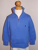Polo Ralph Lauren Boys Half-zip Mock Turtleneck Sweater with Logo