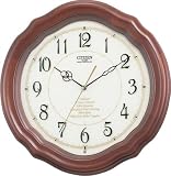 リズム時計｜CITIZEN (シチズン) 掛け時計 ネムリーナラルゴ 電波時計 4MN409-006