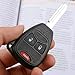 ARANA Keyless Entry Remote Fey Fob Case Shell for Jeep Dodge Chrysler Town and Country 2004 2005 2006 2007