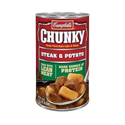Campbell's Chunky Steak & Potato Easy Open, 18.8-Ounce Cans (Pack of 12)