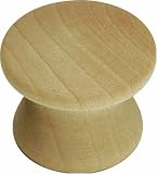 UPC 078555518394 product image for Hickory Hardware P183-UW 1-Inch Natural Woodcraft Knob, Unfinished Wood | upcitemdb.com
