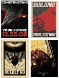 Star Trek Movie Poster Set Series 01: Retro Set of 4