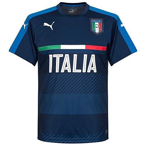 Italien Training Shirt – navy 2016 2017 inkl GRATIS France 2016 Druck – L